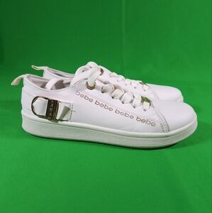 BEBE Kids White Sneakers Size 2Y